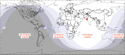 Visibilidad eclipse parcial del 31/12/2009